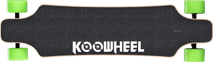 D3M electric skateboard seen from the top